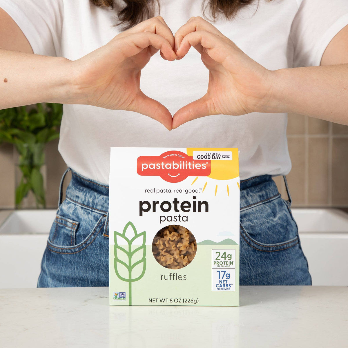 Protein Pasta Ruffles (High Protein- Low Carb)