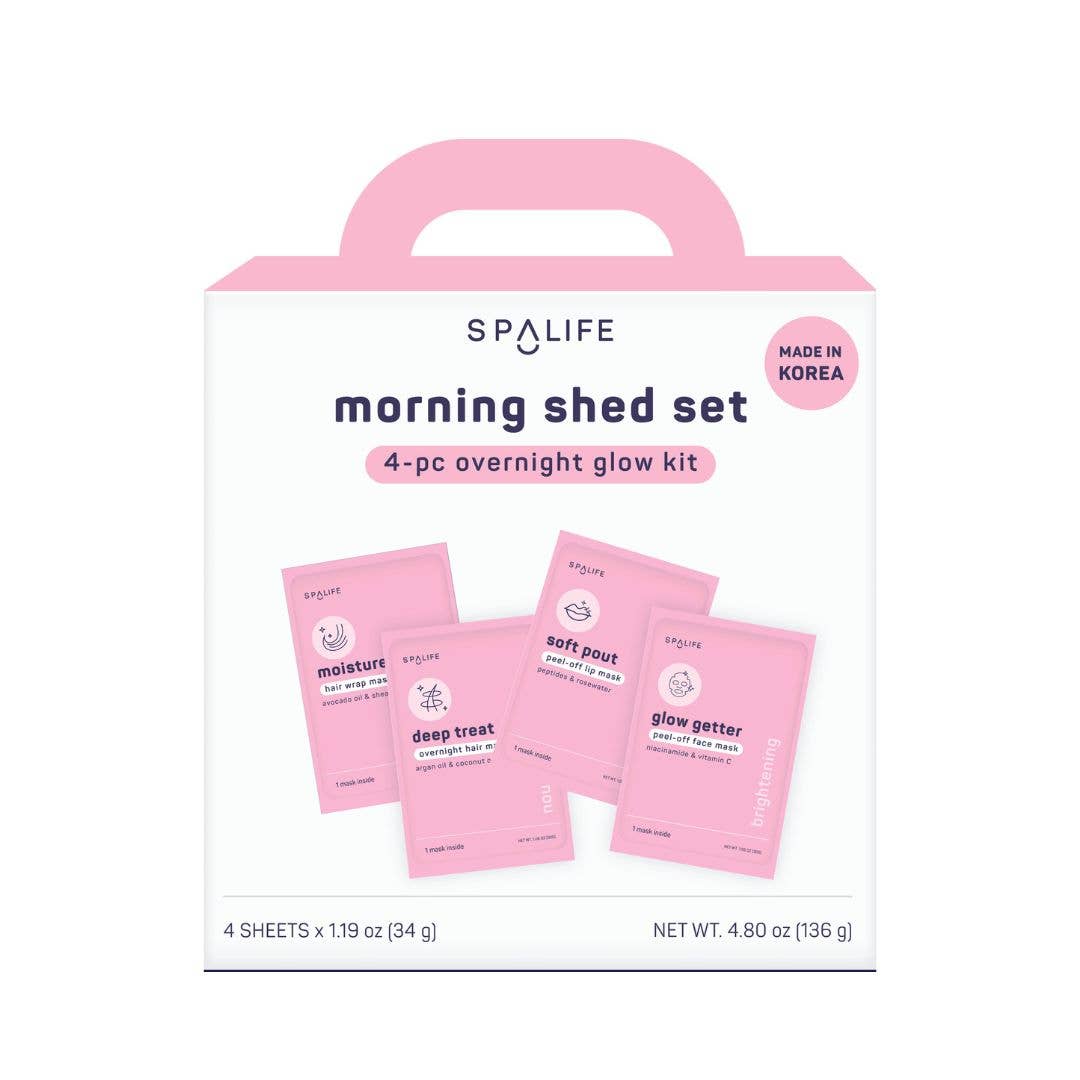 Morning Shed – 4pc Overnight Glow Set