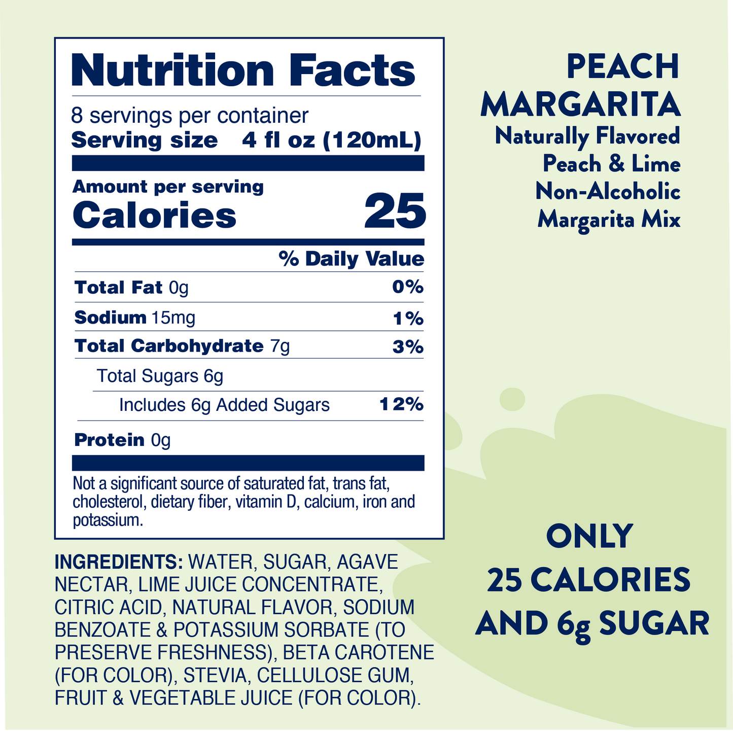 Natural Peach Margarita - Mixer