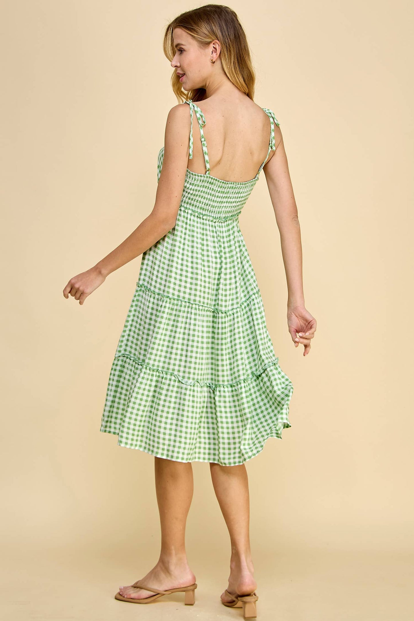 Gingham Garden Dress