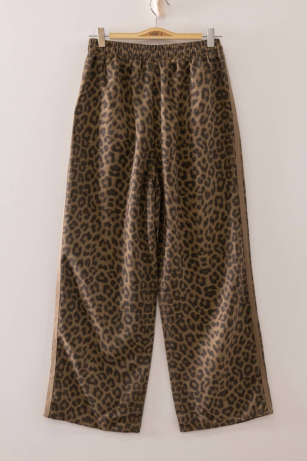 Leopard Cotton Twill Pants