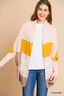 Pink & Gold Stripe Cardigan