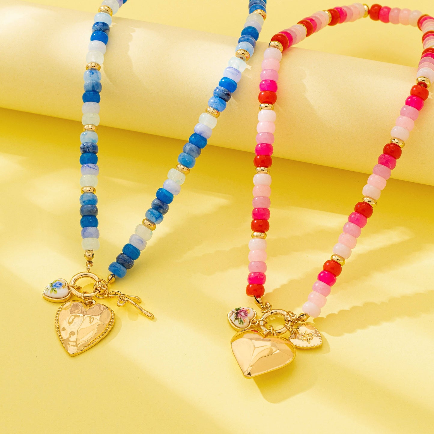 Beaded Charm Necklace