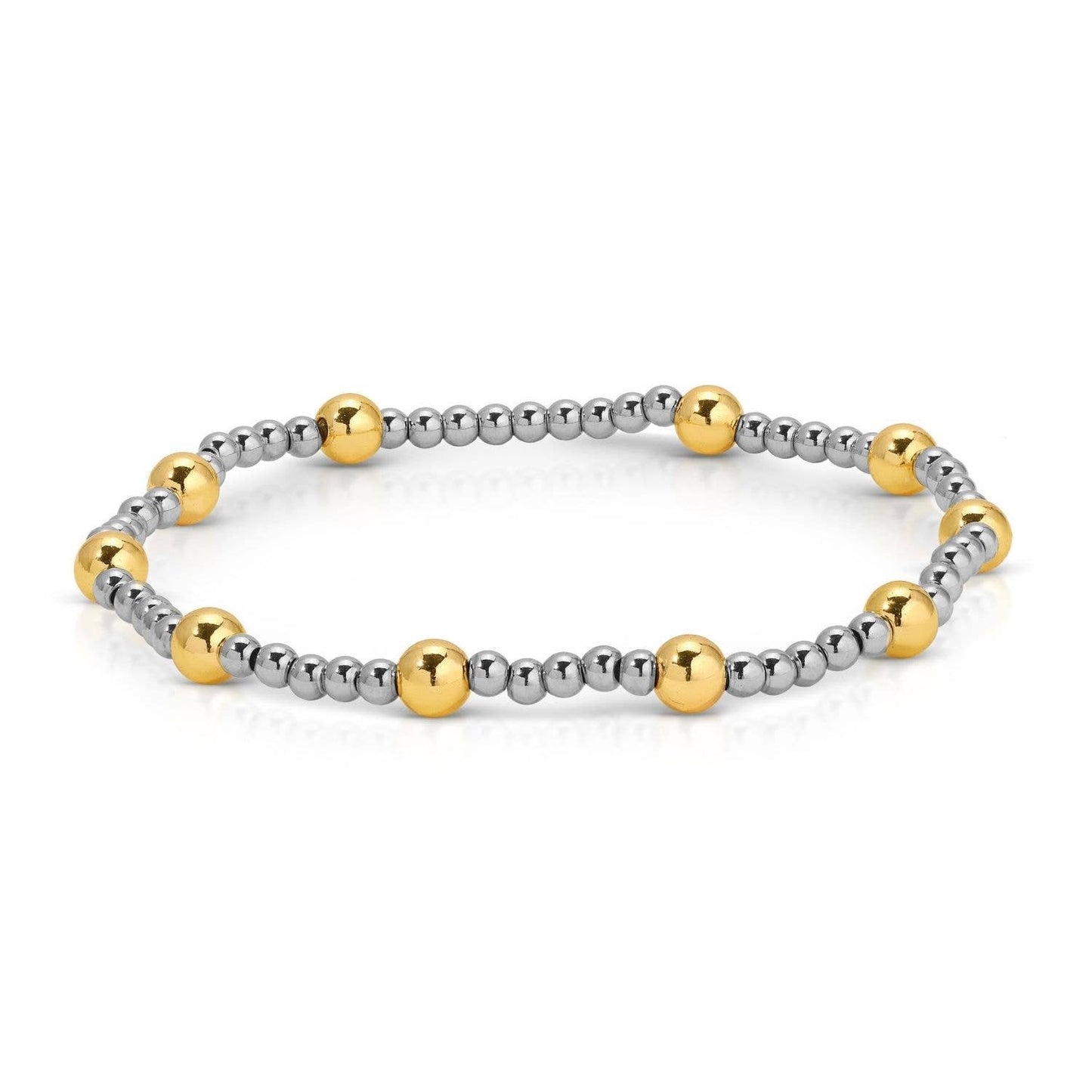 Two-Tone Stretch Bracelets 3mm/5mm