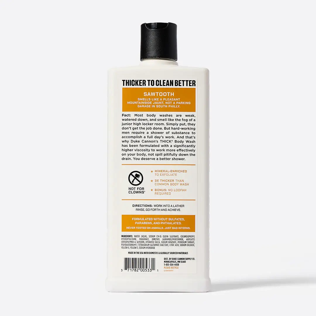 THICK Body Wash Sawtooth 18oz