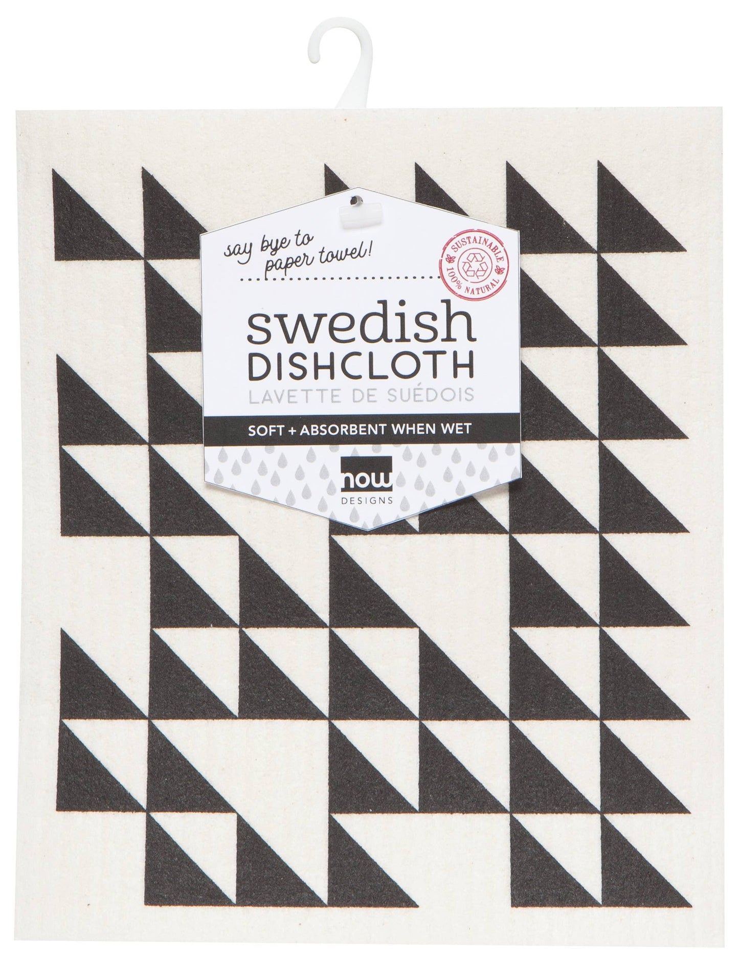 Ecologie Swedish Sponge Reusable Dishcloth Black
