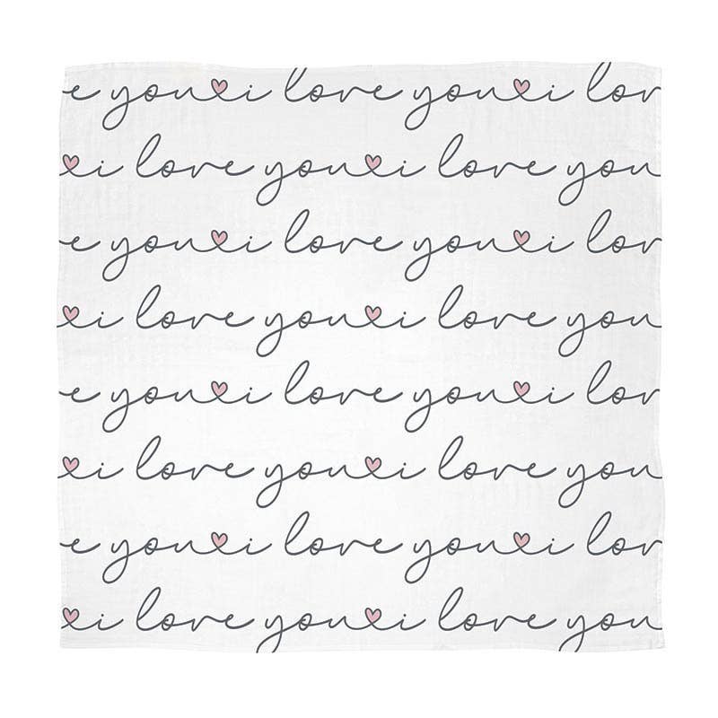 Swaddle Blanket - I Love You