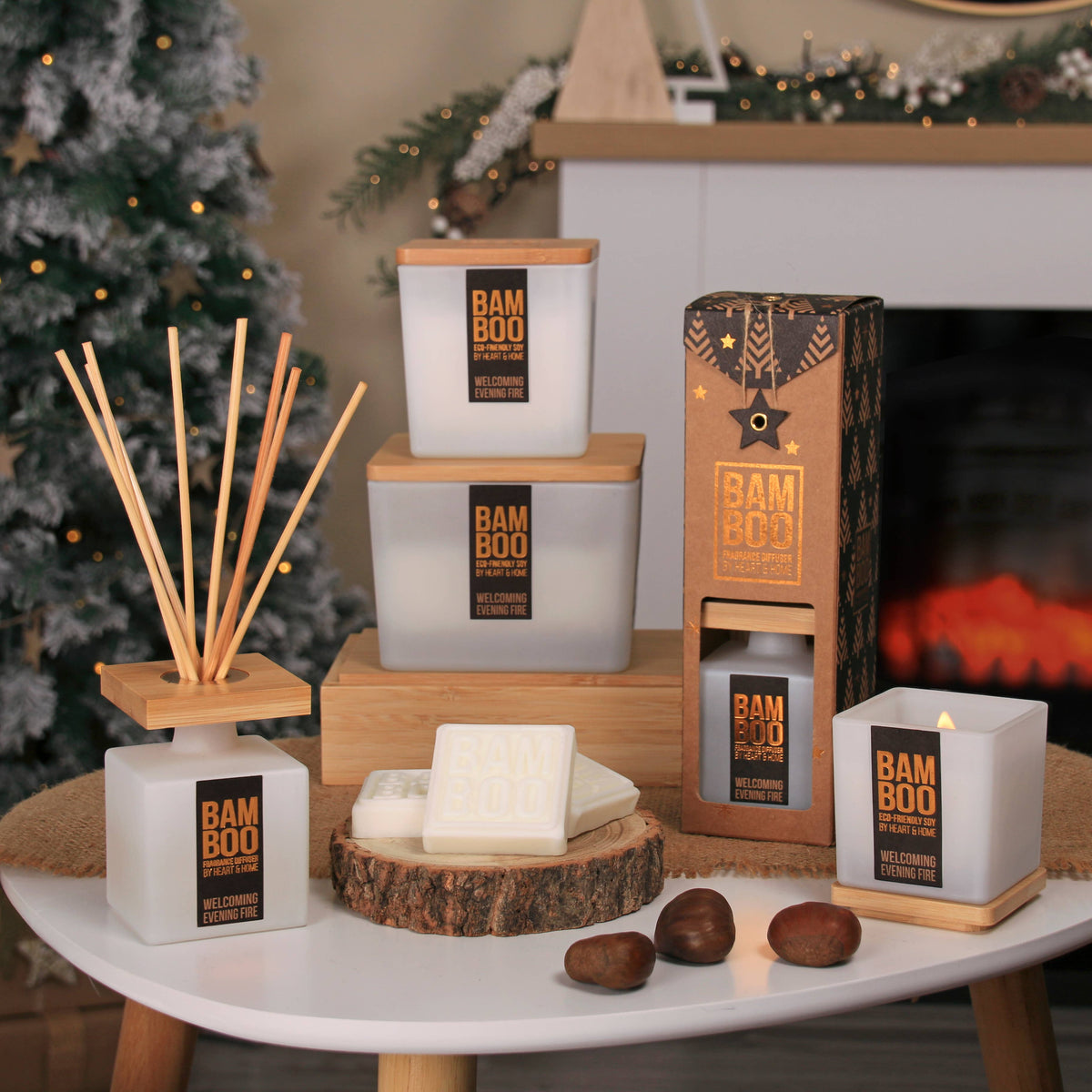 Reed Diffuser - Welcoming Evening Fire