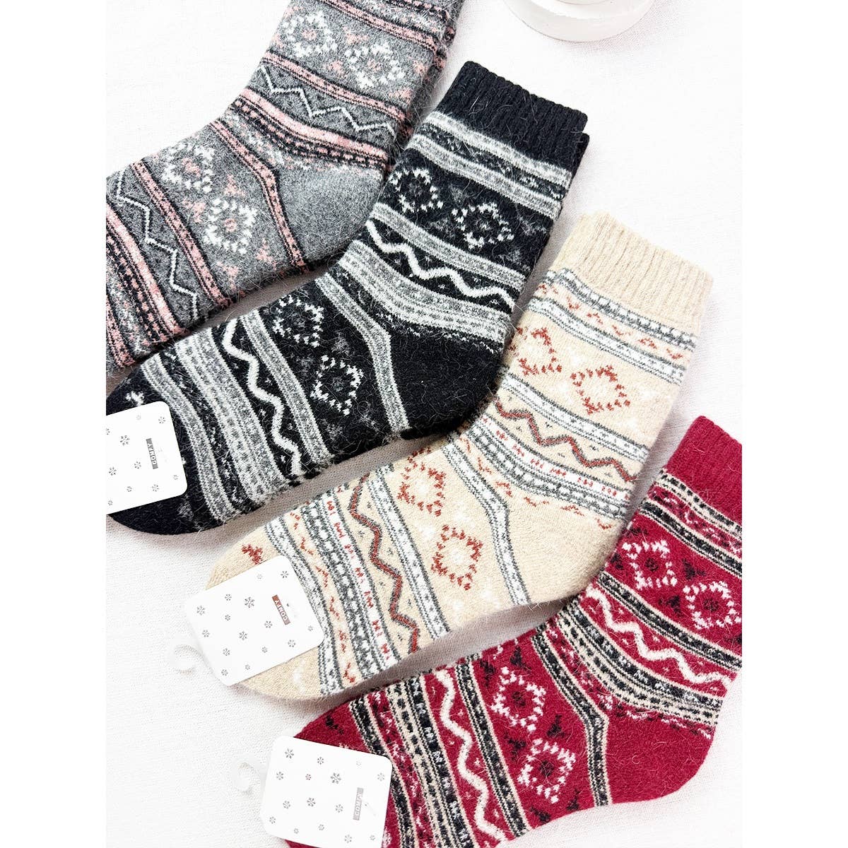 Vintage Winter Aztec Socks