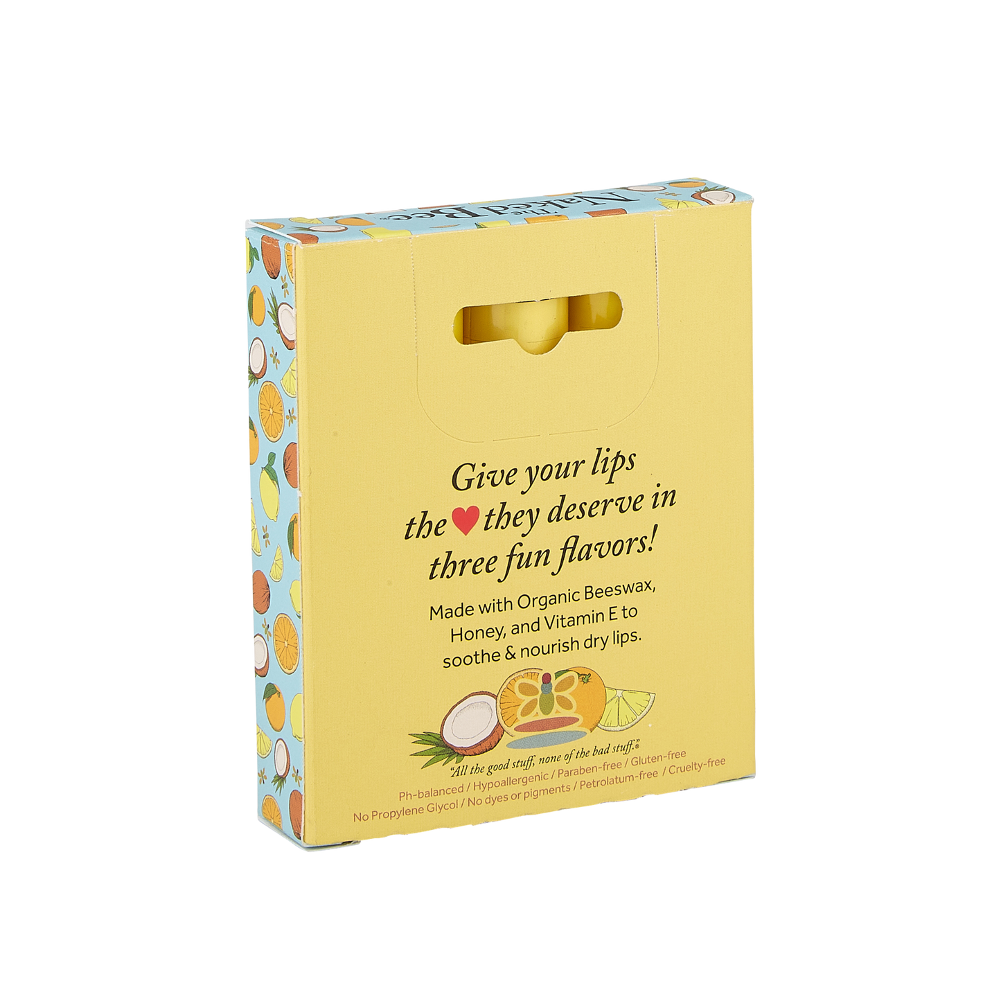 3 Pack Organic Lip Balm Gift Set