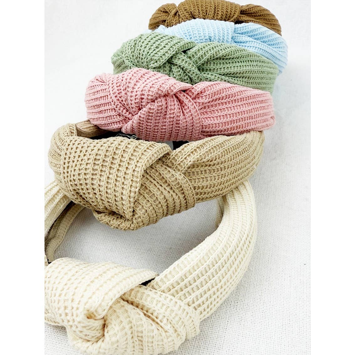 Waffle Knit Knot Headband