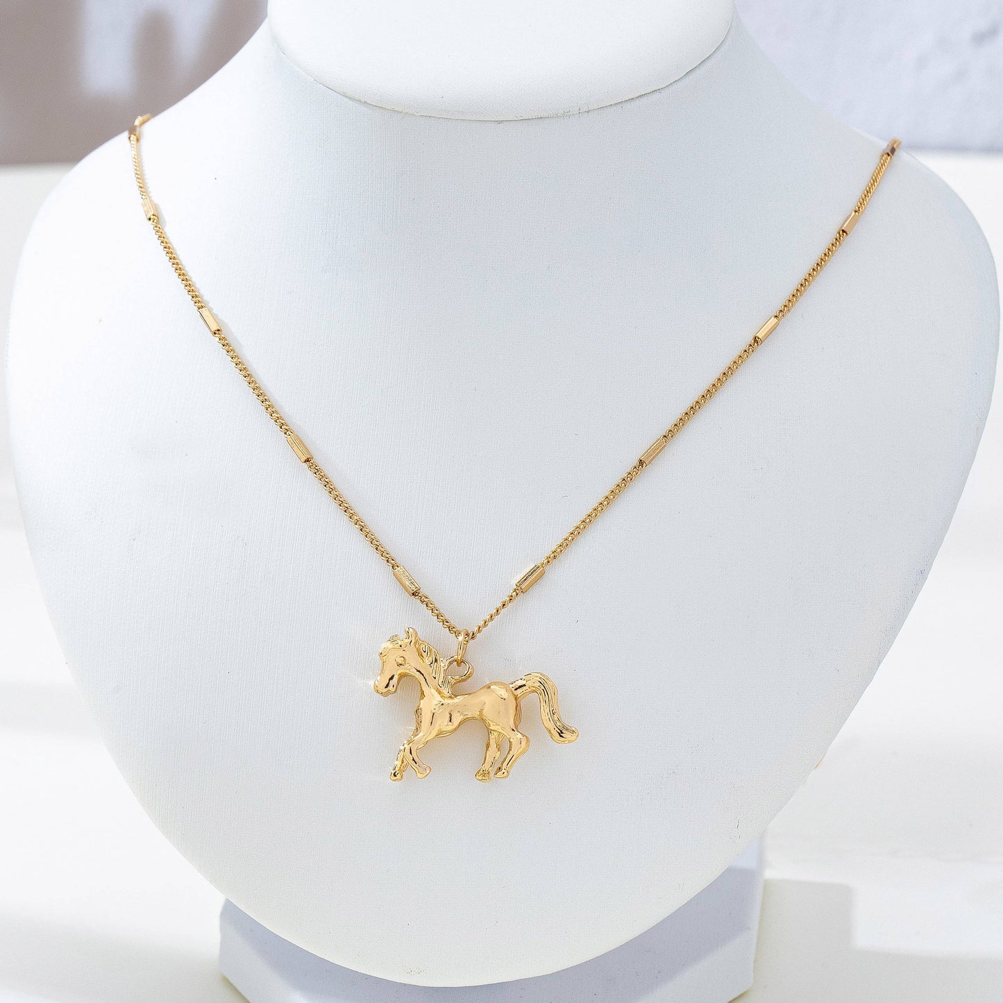 Horse Pendant Necklace