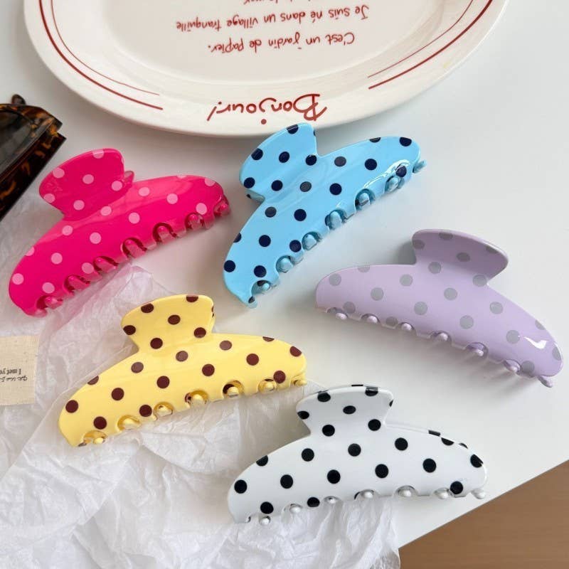 Polka Dot Hair Clip
