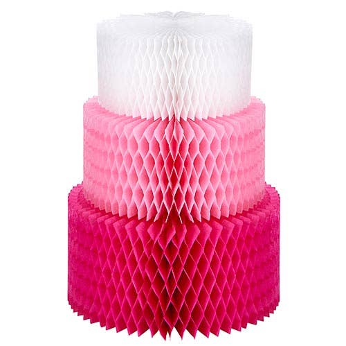 Paper Table Decoration - Birthday Cake