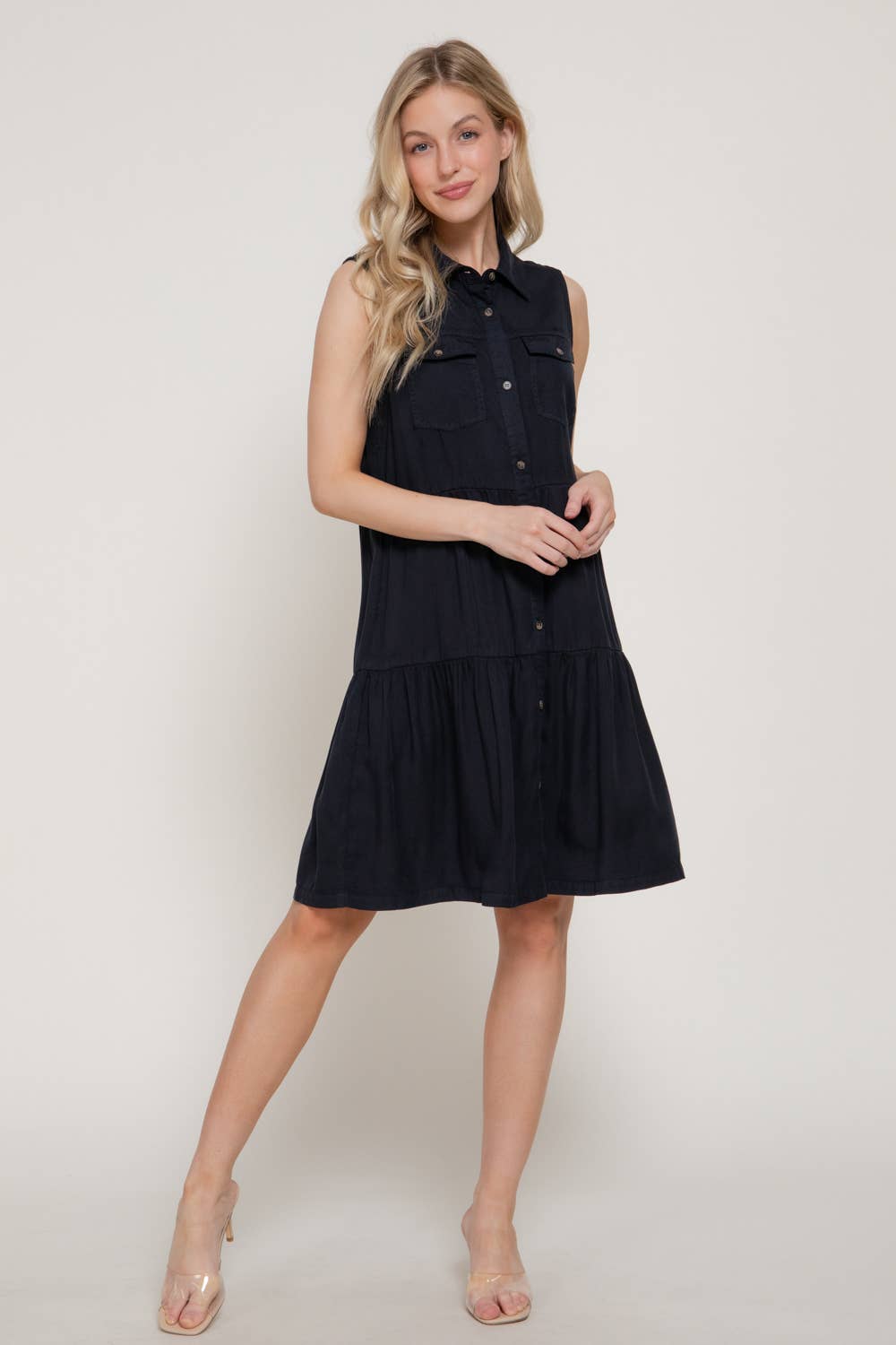Denim Chambray Dress