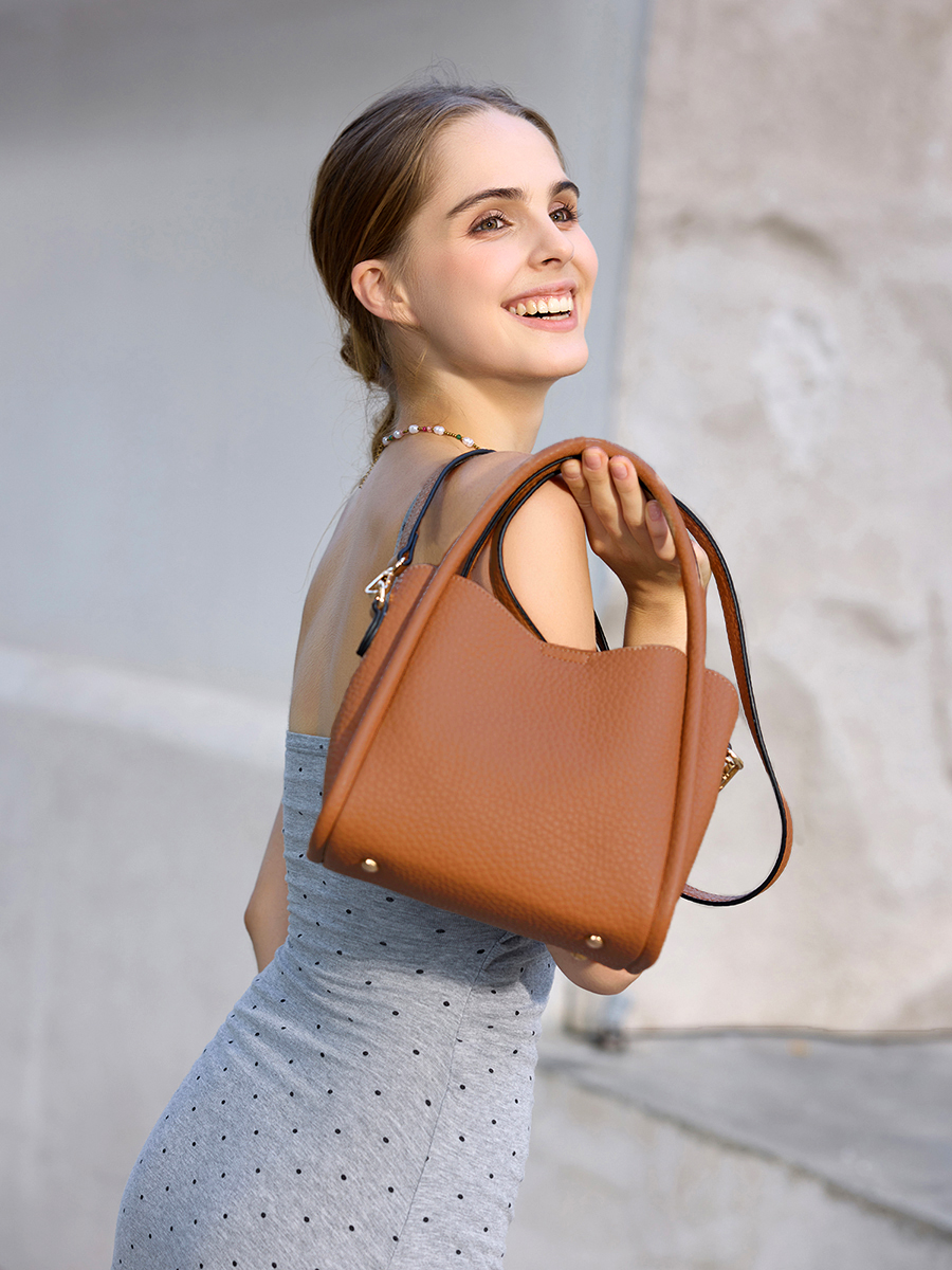 Ruby 3-Compartment Satchel w/ Dual Handles