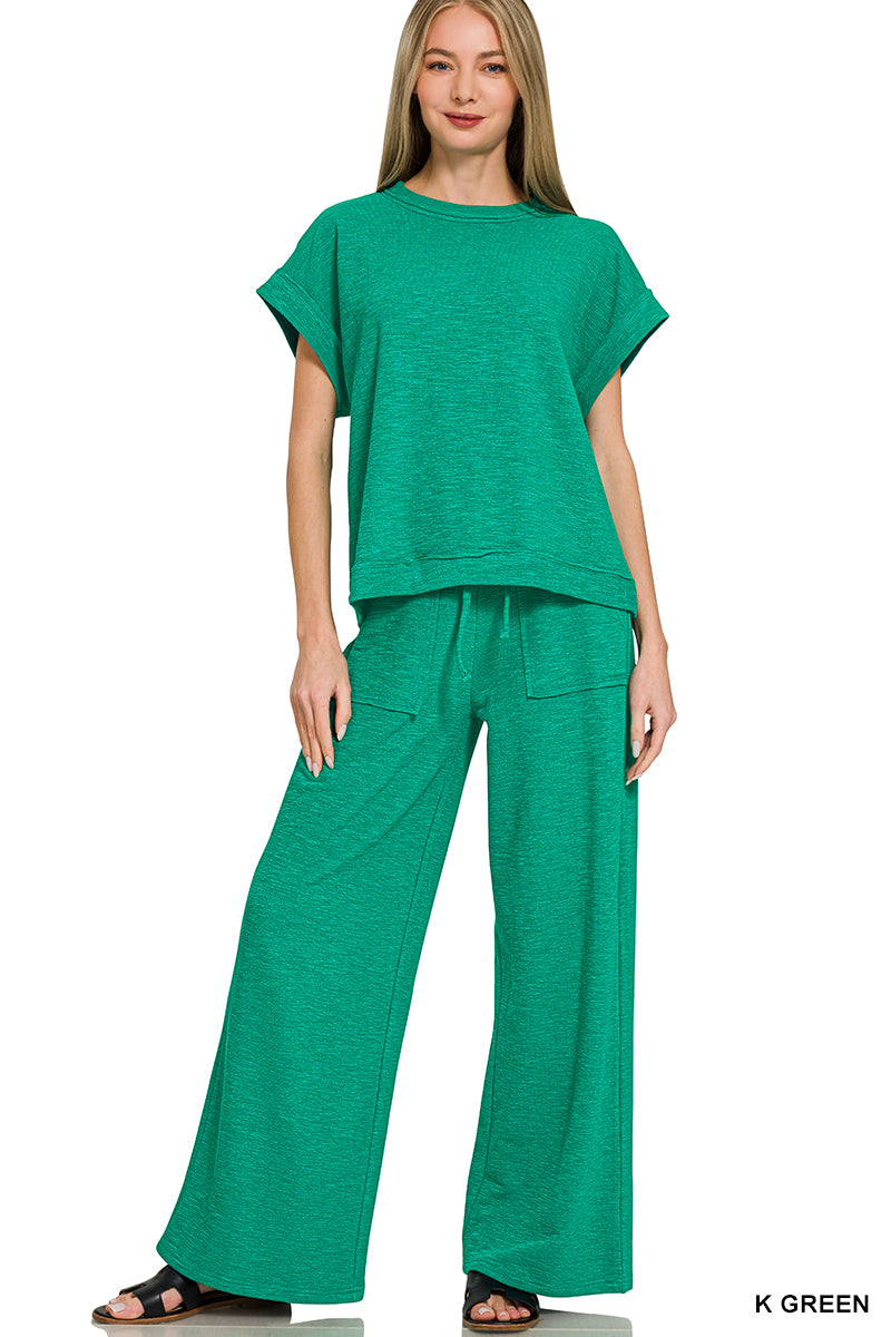 Kelly Pants and Short Sleeve Shirt Set