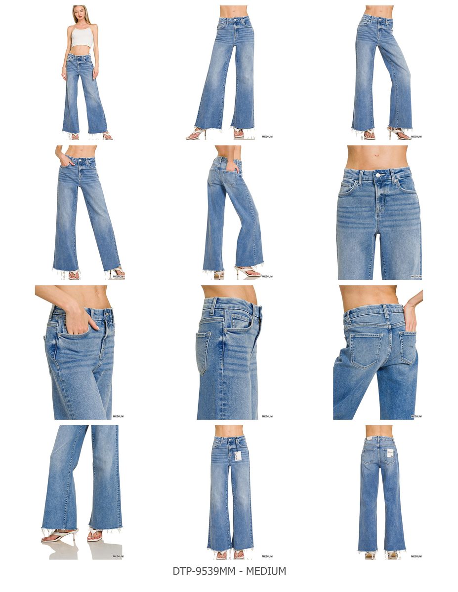 Zenana High Rise Flare Jeans