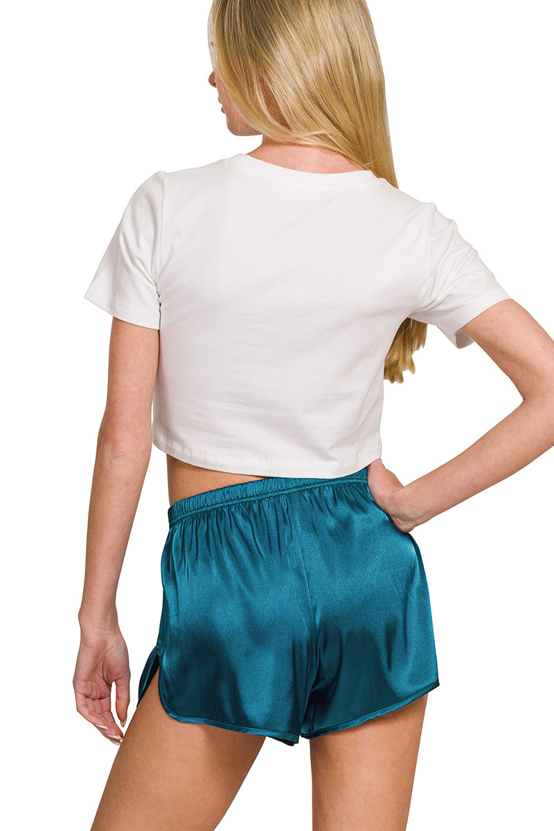 Satin Cami & Shorts 2 Piece Set