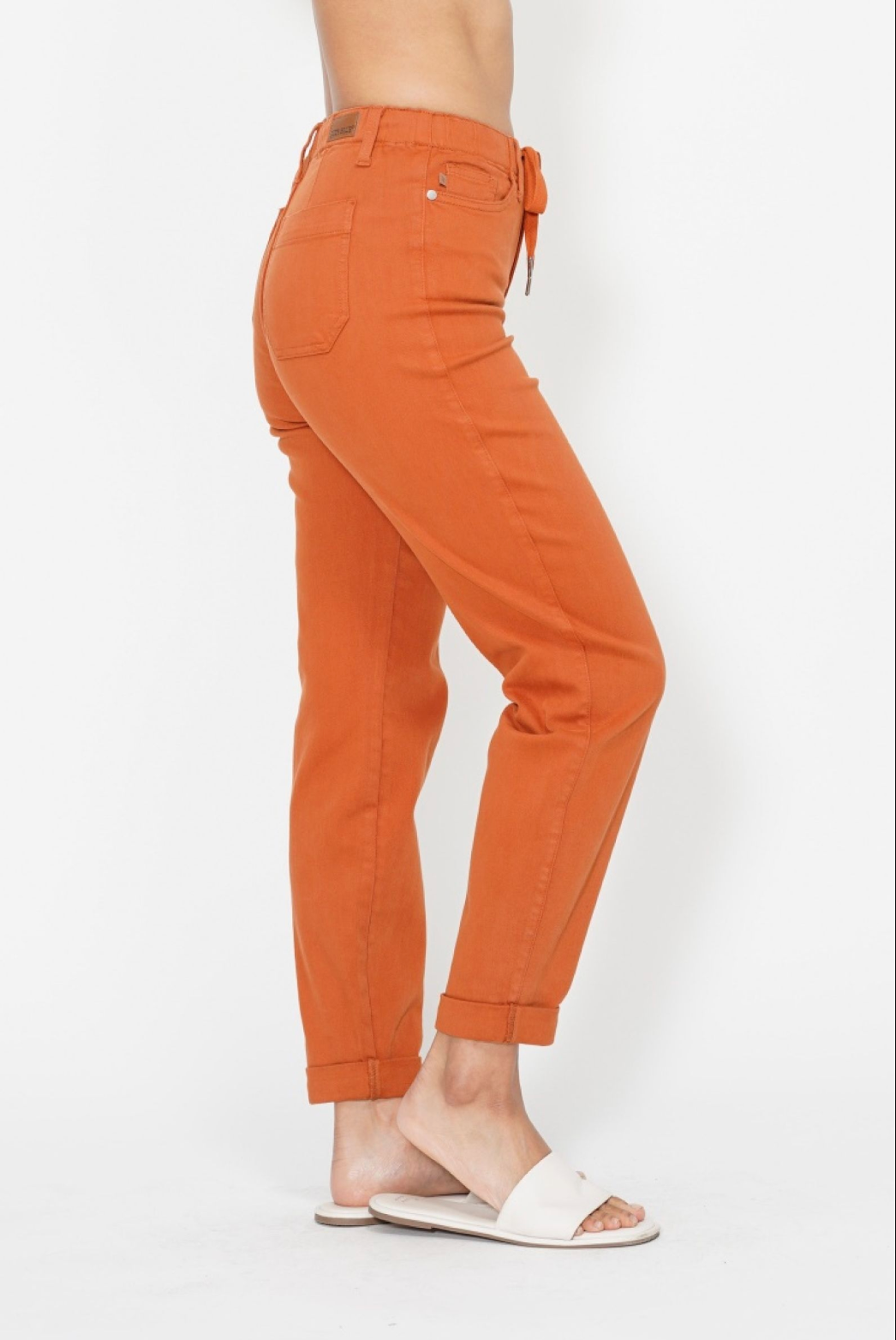 Judy Blue Orange Cuff Joggers