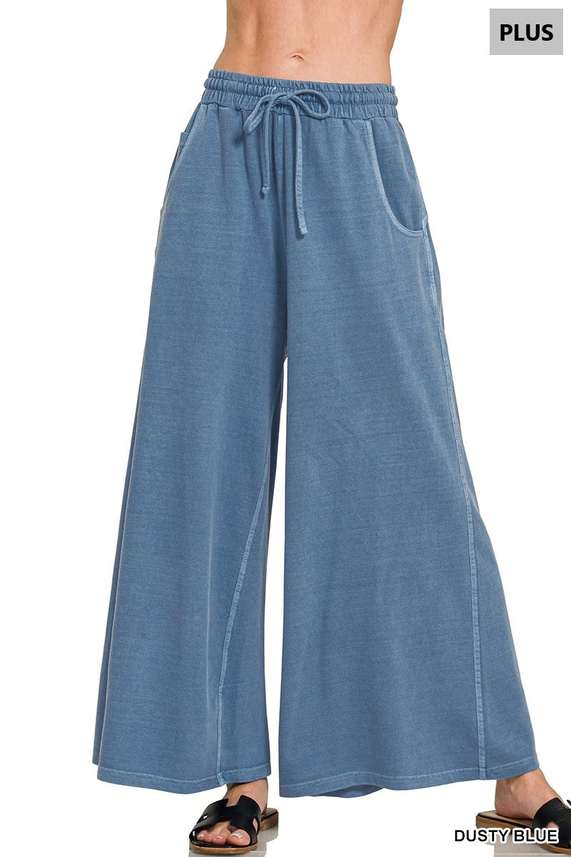Washed Cotton Pants