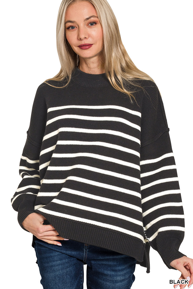Oversized Striped Sweater