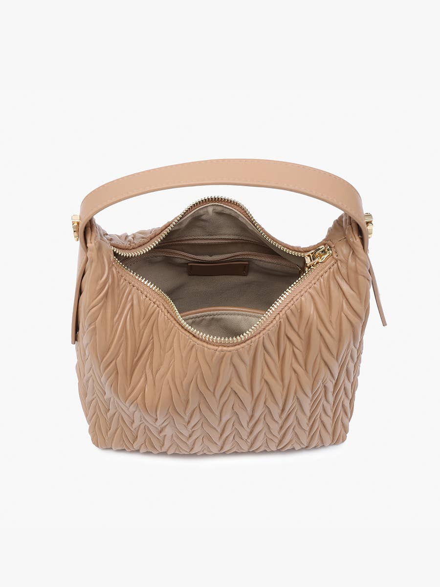 Brenna Matelassé Shoulder Bag – Vegan Leather Bag