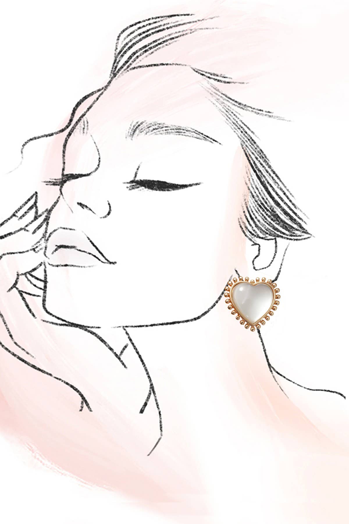 Harper Heart Earrings