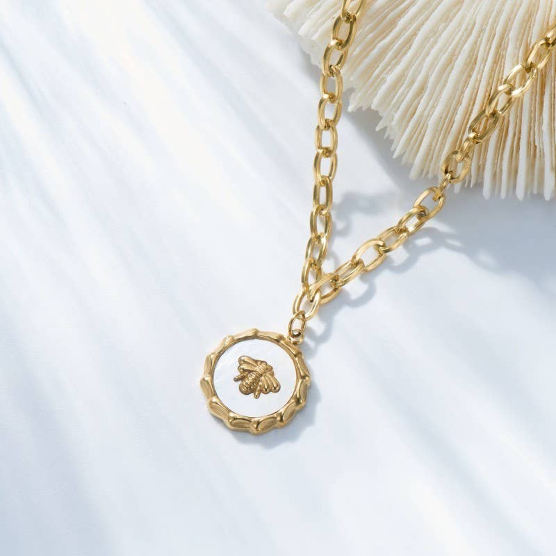 Bee Pendant Necklace