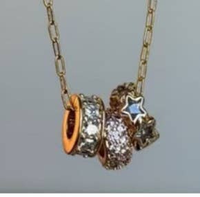 Barrel Rhinestone Necklace