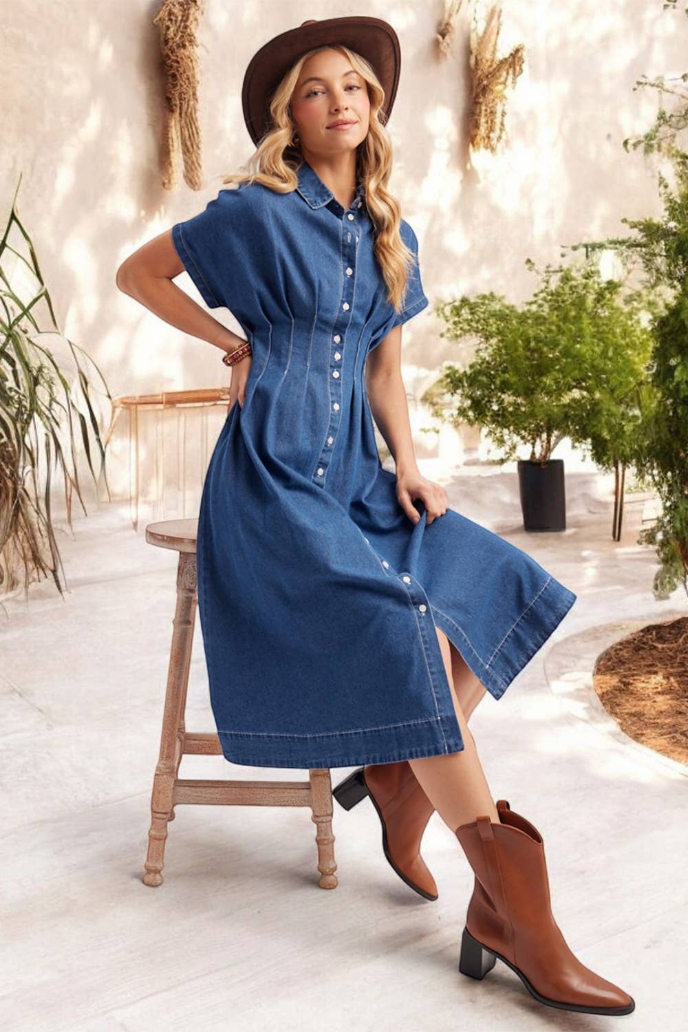 Brooklyn Denim Dress