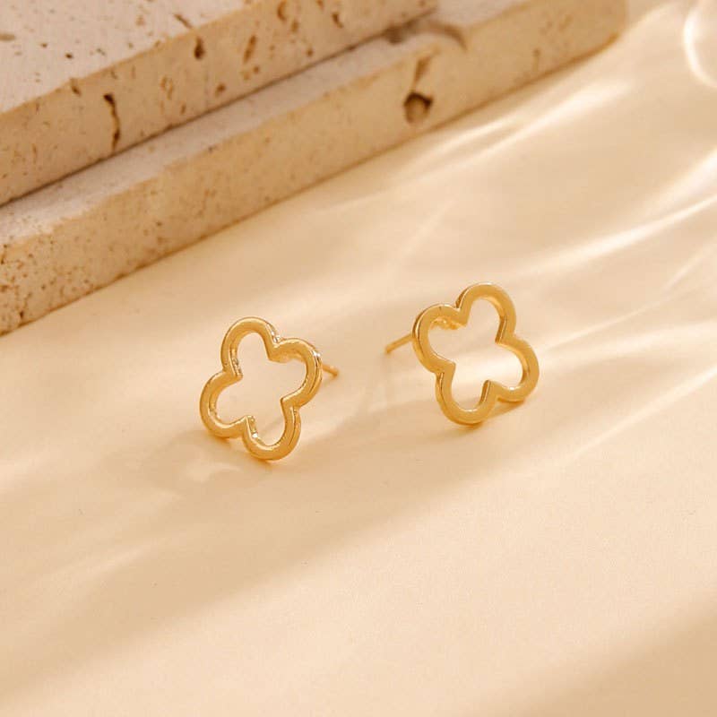 Waterproof Clover Studs