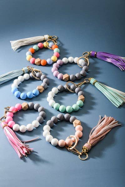 Bead Tassel Keychain