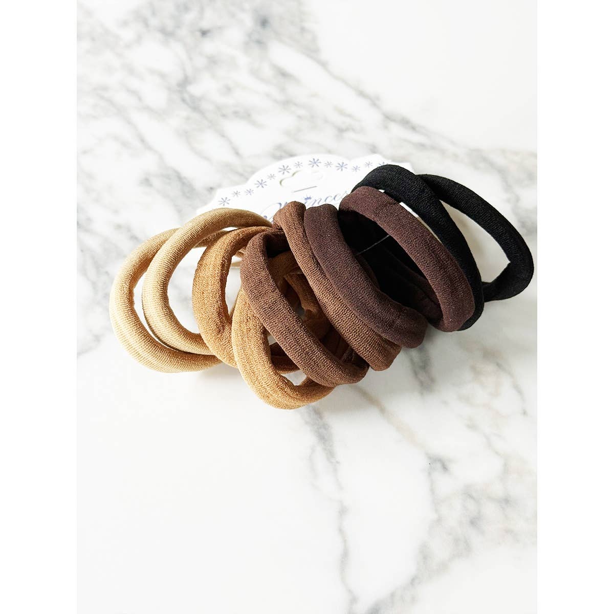 Brown Hair Tie Set