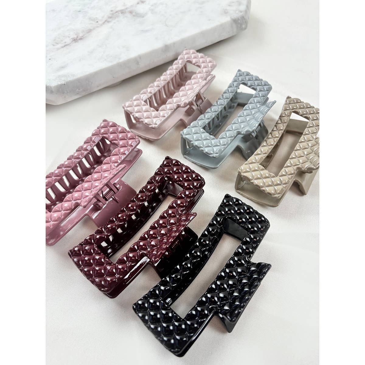 Embossed Cut Out Claw Clip