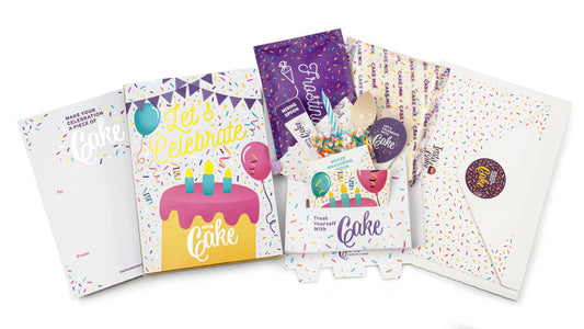 Let's Celebrate! Vanilla Confetti Cake Card