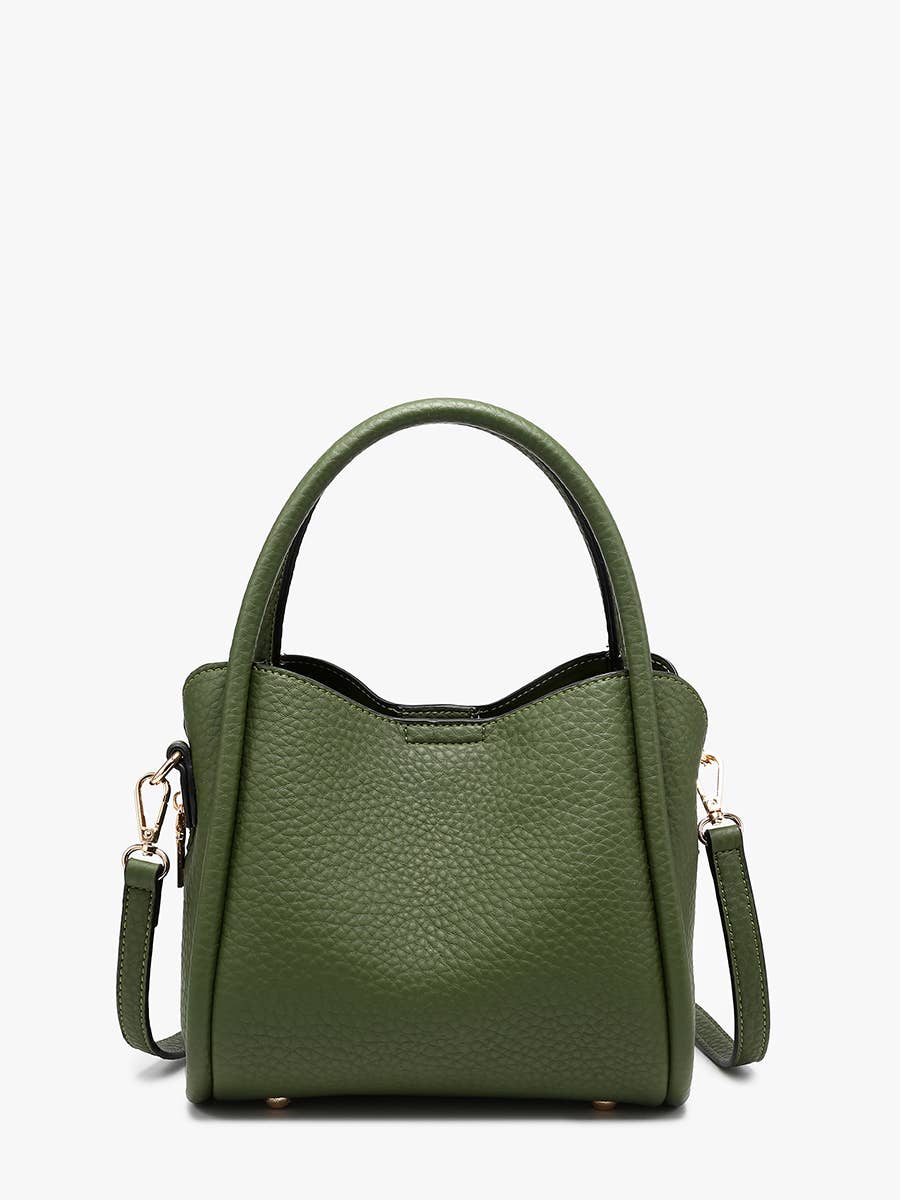 Ruby 3-Compartment Satchel w/ Dual Handles