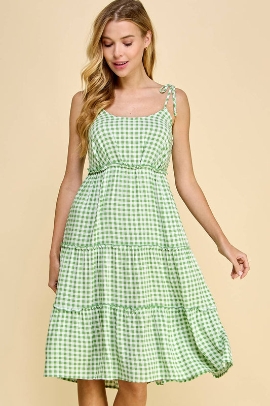 Gingham Garden Dress