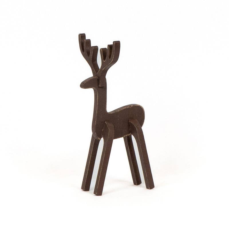 Wood Reindeer - Brown