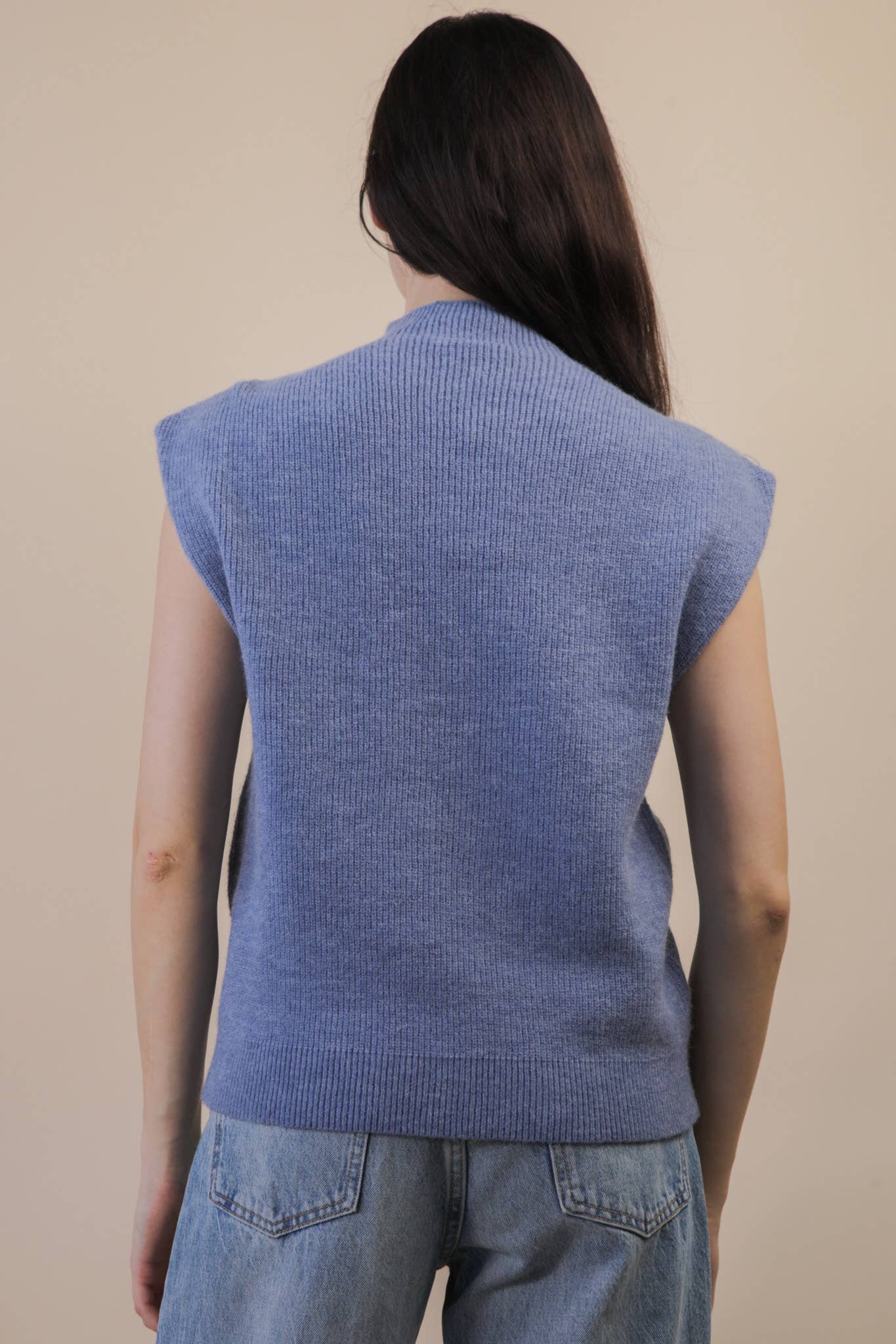 Soft Knit Sweater Vest Top