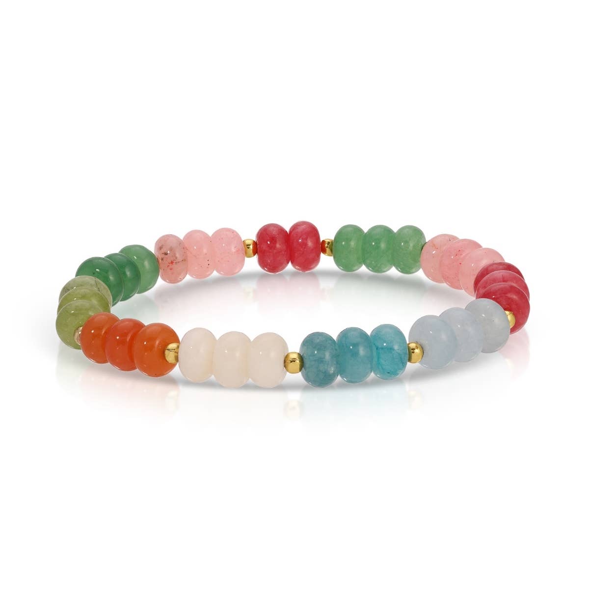 Rainbow Stone Bracelets 8mm