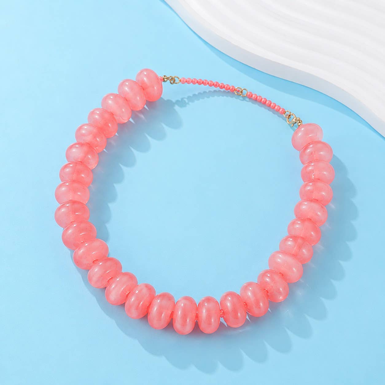 Chunky Beaded Statement Necklace