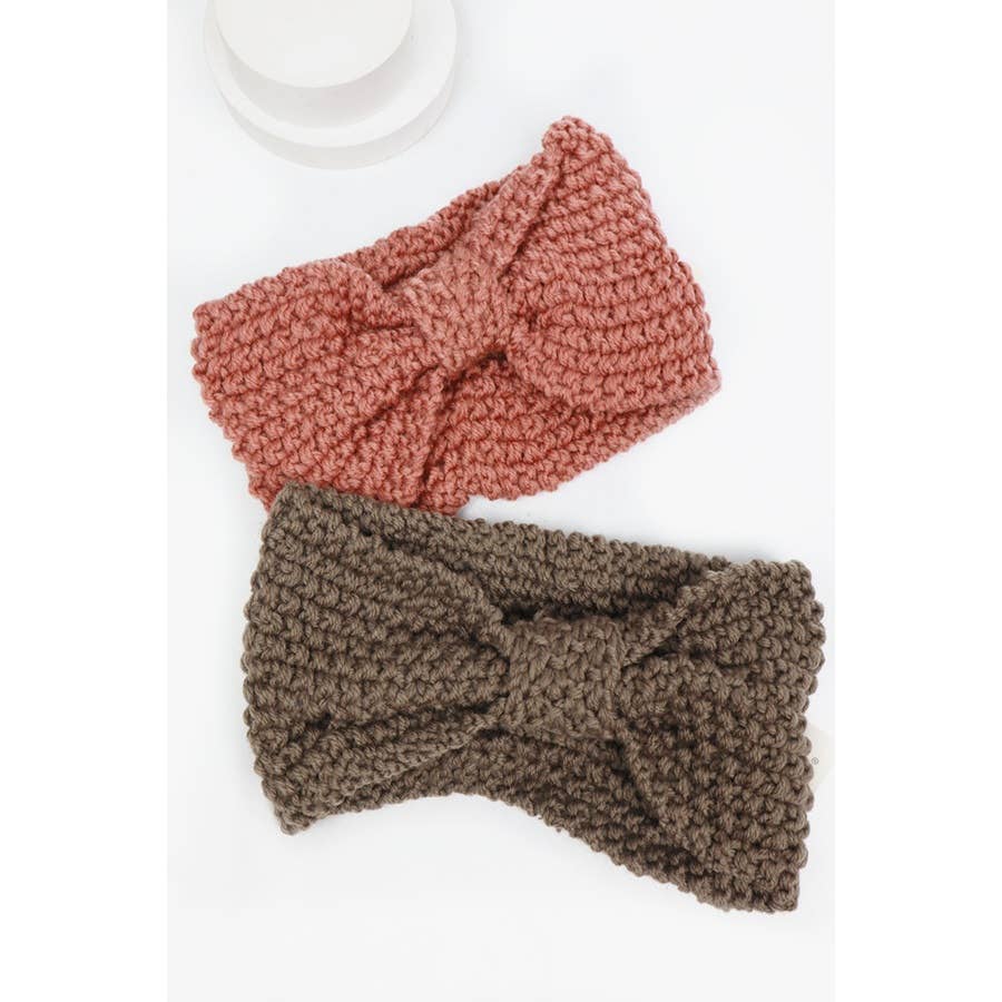 Crochet Bow Headband