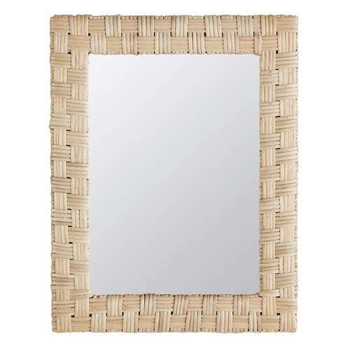 Cane Rattan Mirror