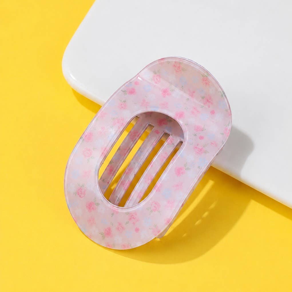 Jumbo Lay Flat Oval Claw Clips