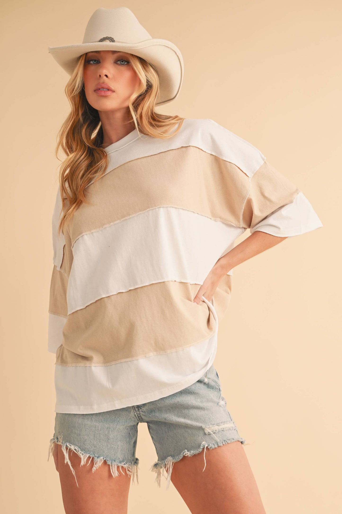 Polly Color Block Top