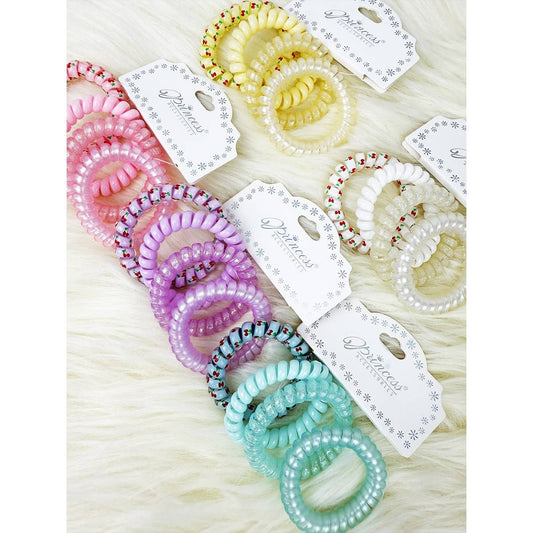 Colorful Spiral Hair Ties