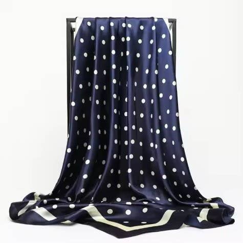 Polka Dot Bandana Scarf