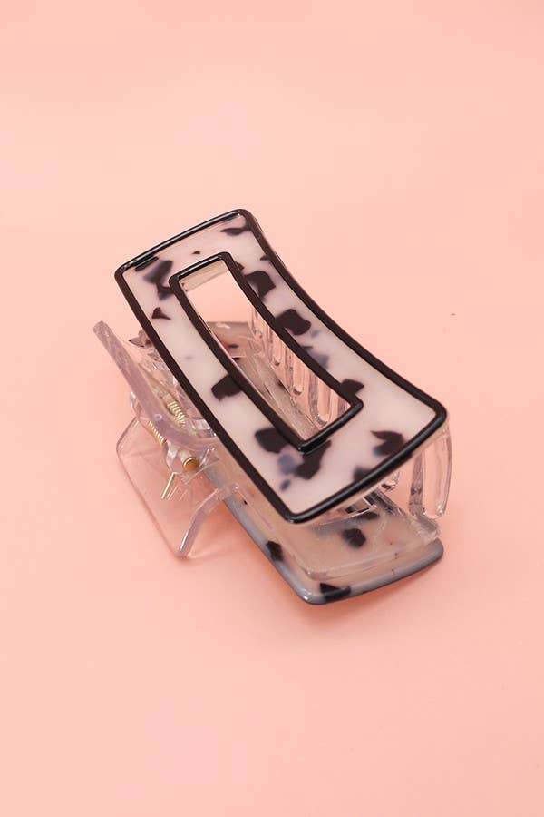Tortoise Acetate Hair Claw Clip