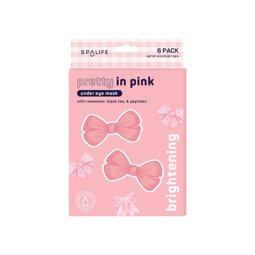 Pretty in Pink Brightening Undereye Masks – 6 Pairs